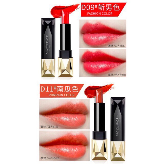 Son Thỏi Kim Cương MayCreate Dazzle Color Lipstick Mĩ Phẩm Gía Sỉ 89