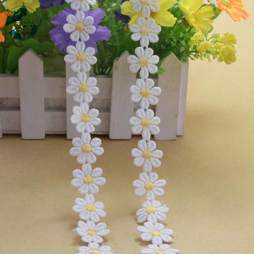 Cuộn Ren Ruy Băng polyester Rộng 2cm Trang Trí Đầm mini 3742