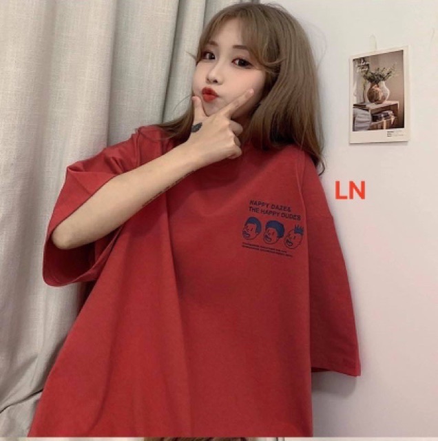 Áo lô gô ba cậu bé happy LN12