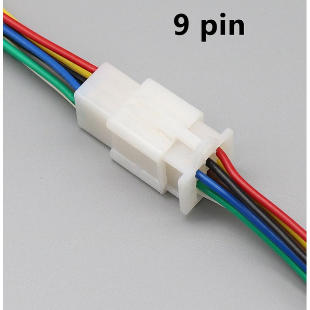 1 Bộ Đầu Nối Dây Điện 2.8mm 1 / 2 / 3 / 4 / 6 / 9 pin Cho Xe Máy