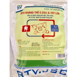 BTV-Kháng thể Ecoli và tụ huyết trùng lợn (1Kg/gói)