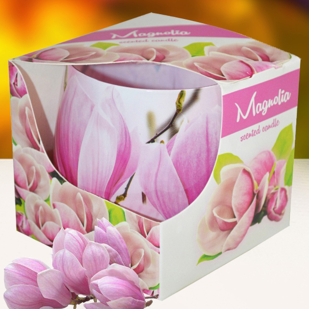 Ly nến thơm tinh dầu Admit Magnolia 100g QT026979 - hoa mộc lan, thơm phòng, thư giãn, khử mùi, không khói