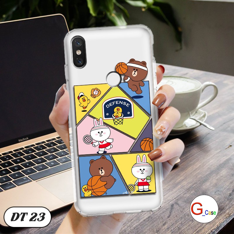 Ốp lưng XIAOMI MI 6X/ MI A2 dẻo trong in hình