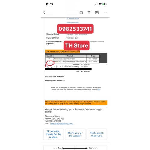 Bill, Hàng Air, Viên uống nấm Candida Balance, loại bỏ hoàn toàn nấm ngứa Candida hộp 30 viên