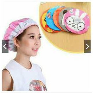 Mũ nilon trùm đầu khi tắm, làm tóc, hình thú ngộ ngĩnh