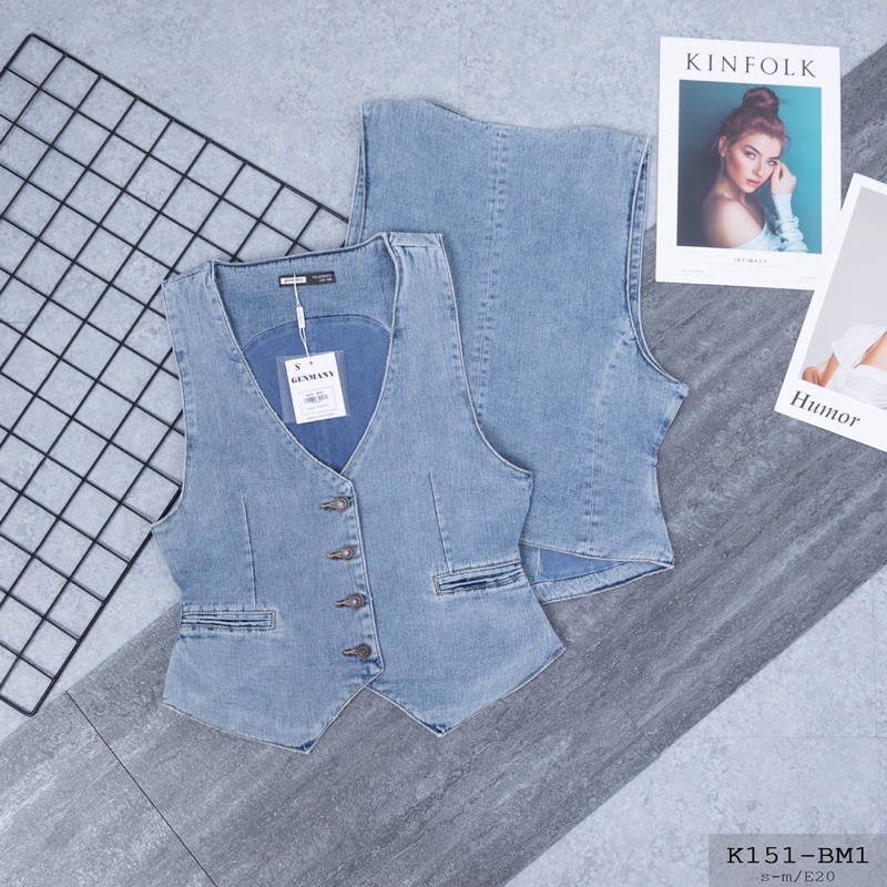 ÁO GILÊ NỮ - CHẤT JEANS CÁ TÍNH
