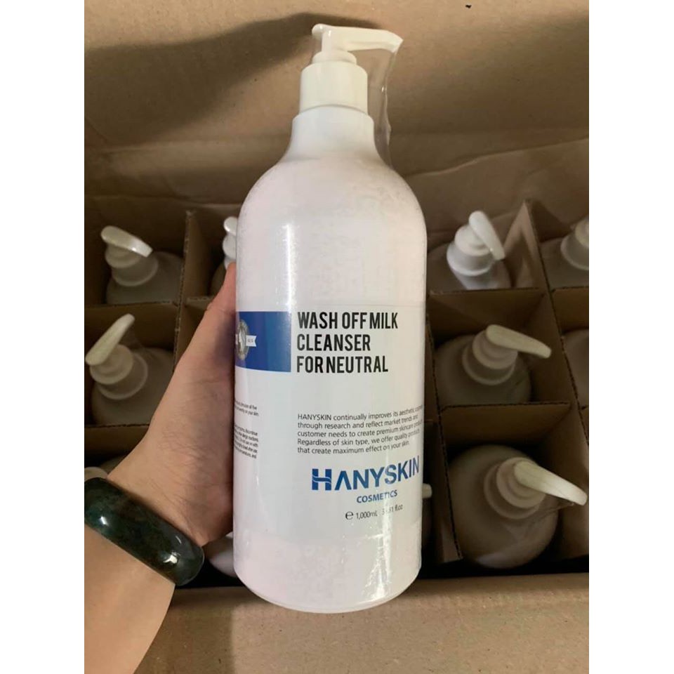 Sữa rửa mặt dịu nhẹ cho mọi loại da HanySkin Wash Off Milk Cleanser For Neutral | BigBuy360 - bigbuy360.vn