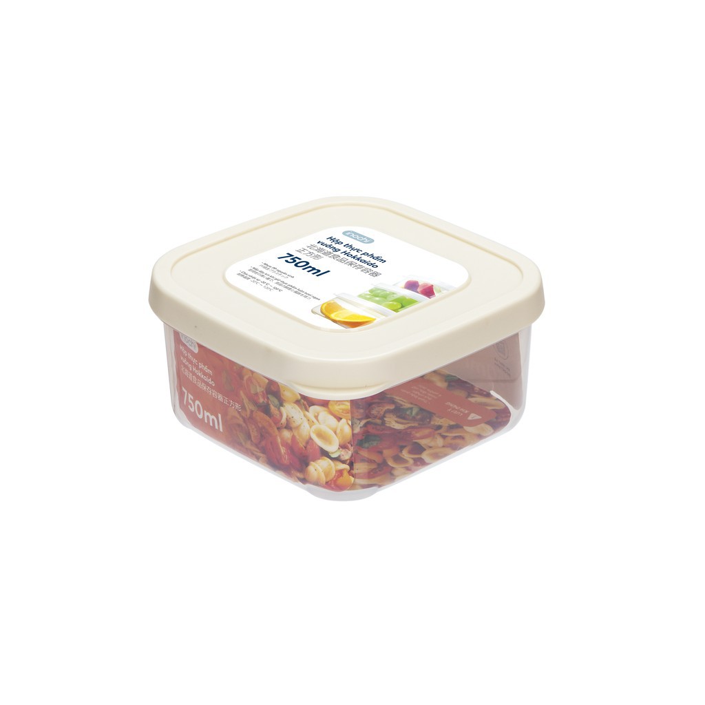Bộ 3 hộp nhựa đựng thực phẩm vuông Inochi (750-1500-2500ml)