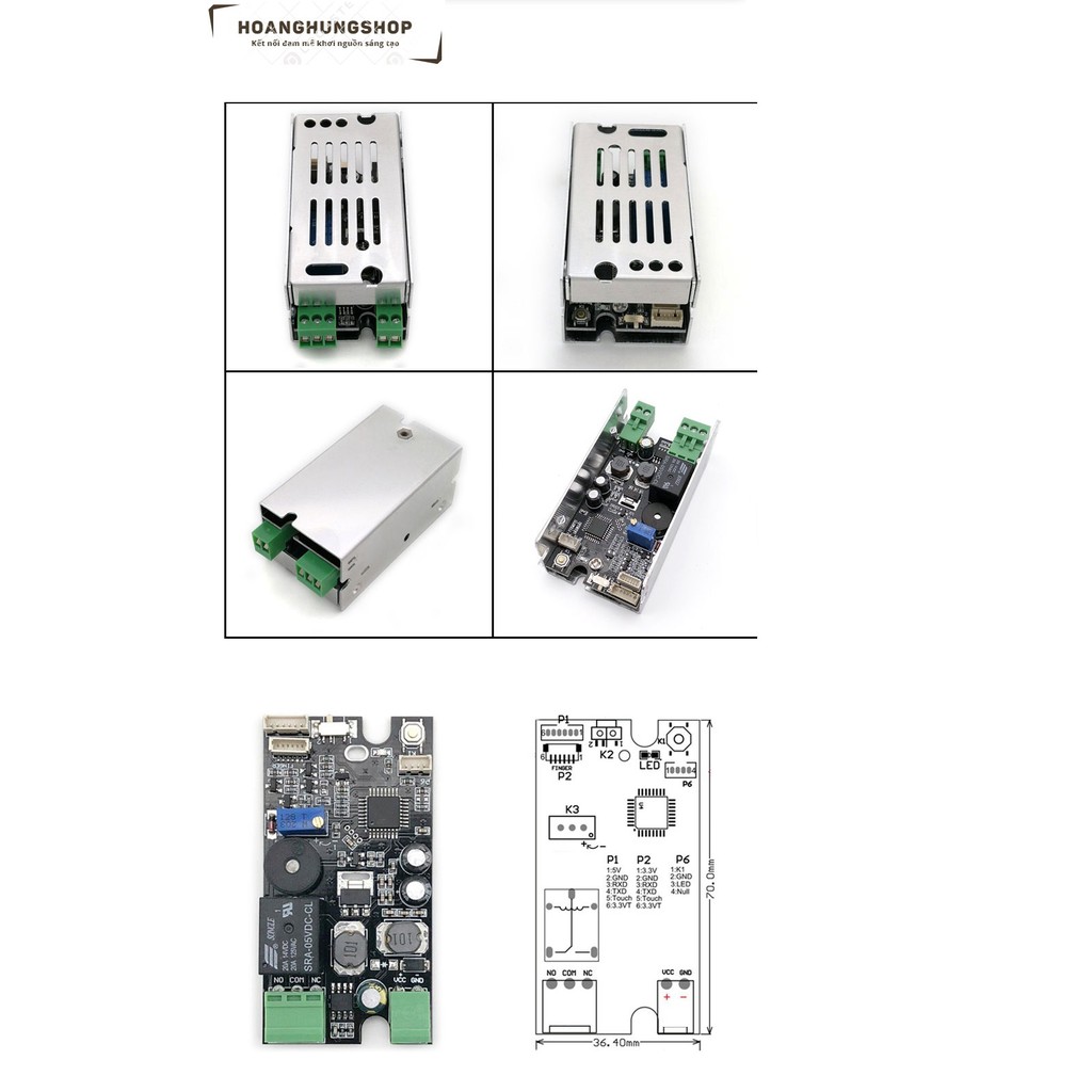 Khóa vân tay combo gồm bộ R503 và K215 tặng kèm nấp bảo vệ trị giá 50k
