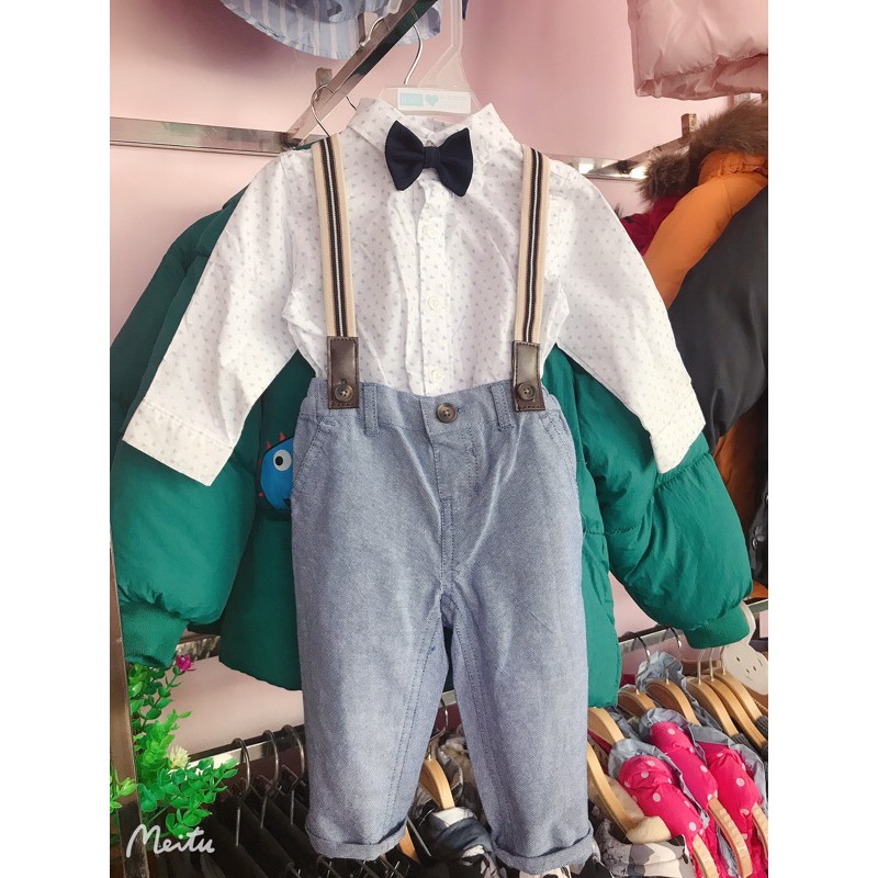 Sét công tử diện tết cho bé trai 3-18m (hãng Place)