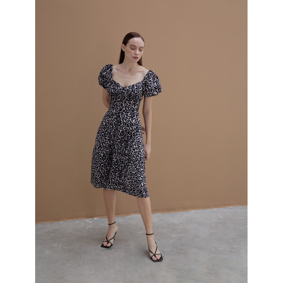 COCO SIN - Đầm Midi Da Beo | BigBuy360 - bigbuy360.vn