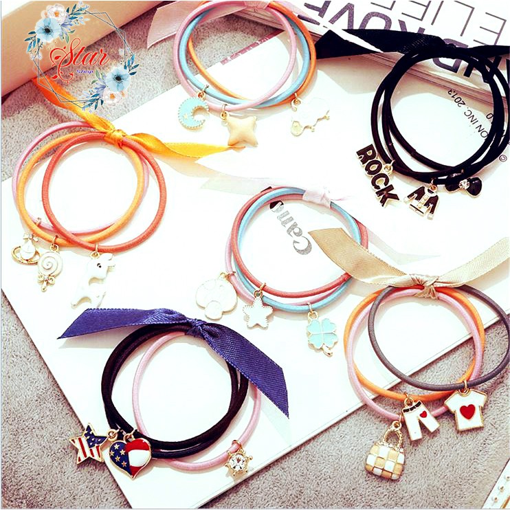 Dây buộc tóc kiểu dáng dễ thương phong cách Hàn Quốc cho nữ C01