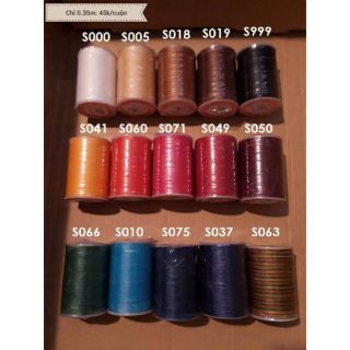 Chỉ sáp sợi tròn 0.35mm khâu đồ da