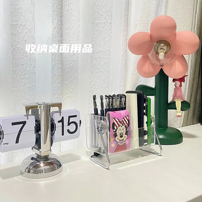 Hộp Đựng Điều Khiển Từ Xa / Cà Phê / Trà / Điện Thoại Để Bàn Bằng Acrylic Cỡ Lớn Có Thể Xoay Được Tiện Dụng