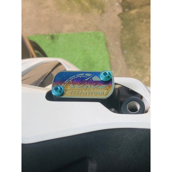 Tem Nắp Dầu Titan Dành Cho Wave, Tặng Kèm Sticker