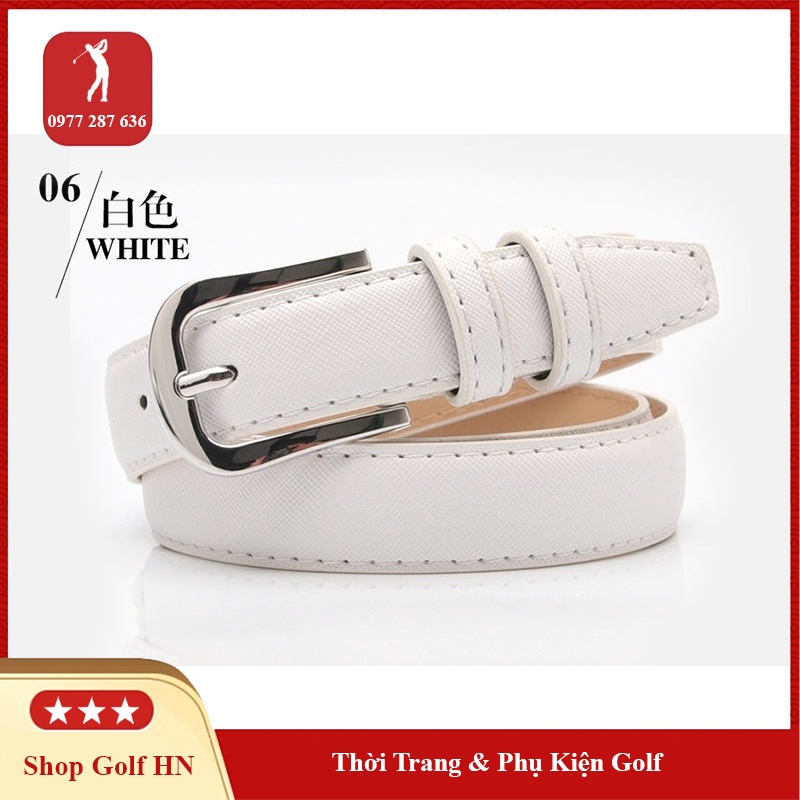Thắt lưng golf Nữ thể thao da PU nhiều màu bền đẹp TL0333
