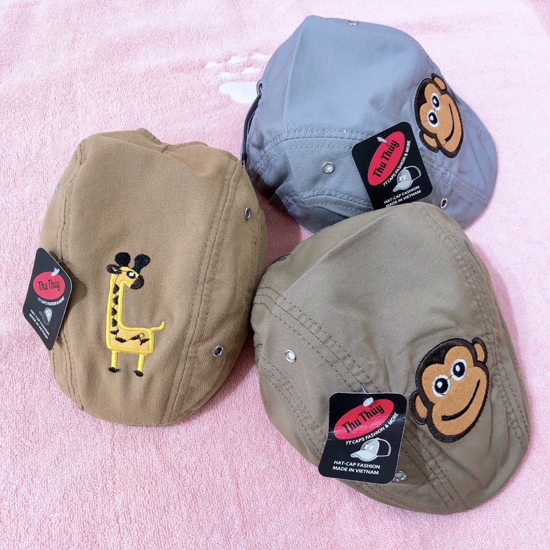 MŨ Nón Hàm Ếch bere beret mũ nồi Cho bé 9 tháng -3 tuổi cực dễ Thương