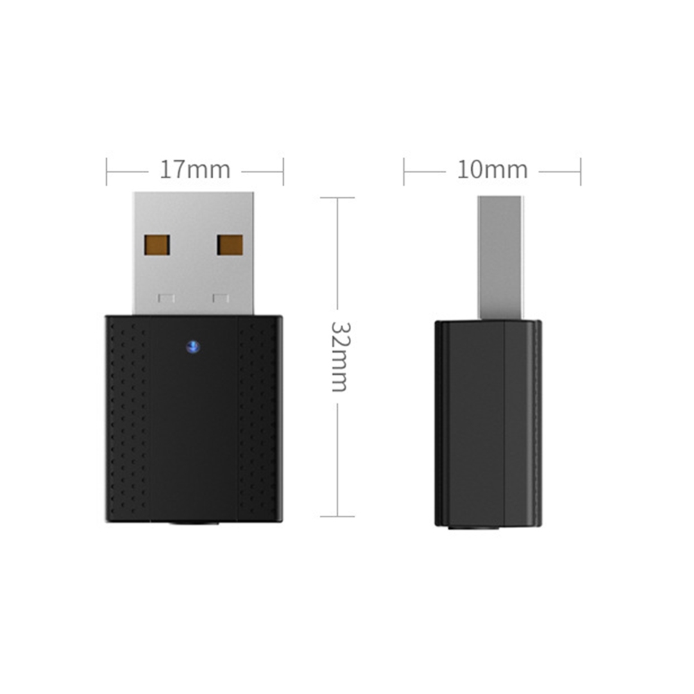 Bộ chuyển đổi 2 trong 1 thu phát không dây Bluetooth AUX cổng USB 5.0 3.5mm | BigBuy360 - bigbuy360.vn