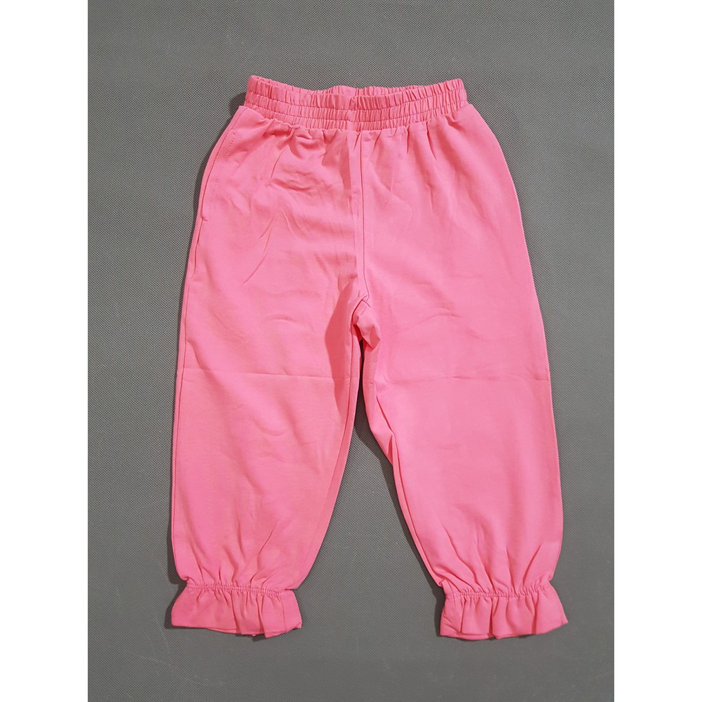 Bộ thun cotton tay dài in công chúa elsa bé gái