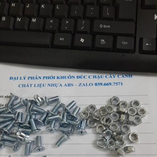 Ốc sắt 6ly chỉ 1k/1con