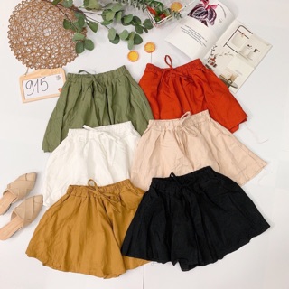 Quần sọt lưng thun giả váy