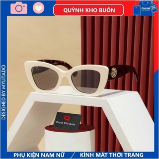 Kính mắt mát nữ Hàn Quốc Cao Cấp Oversize xu hướng thời trang năm 2022 Q0327