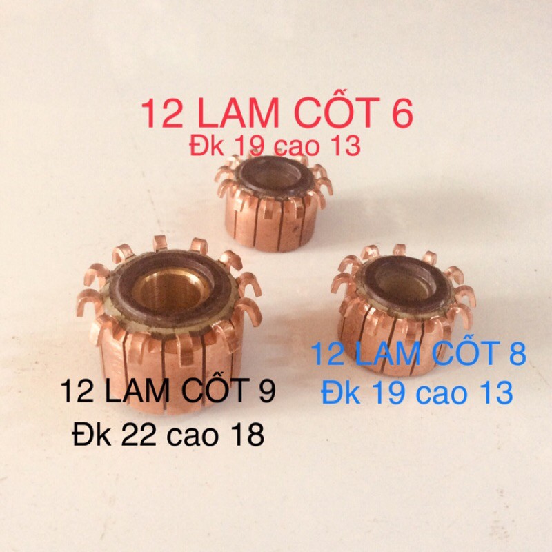 CỔ GÓP 12 LAM DÙNG CHO ROTOR ĐỀ XE - SINH TỐ