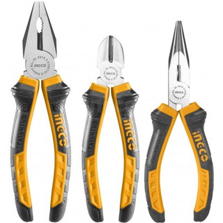 Bộ 3 kìm răng, cắt và nhọn ingco hkps08318
