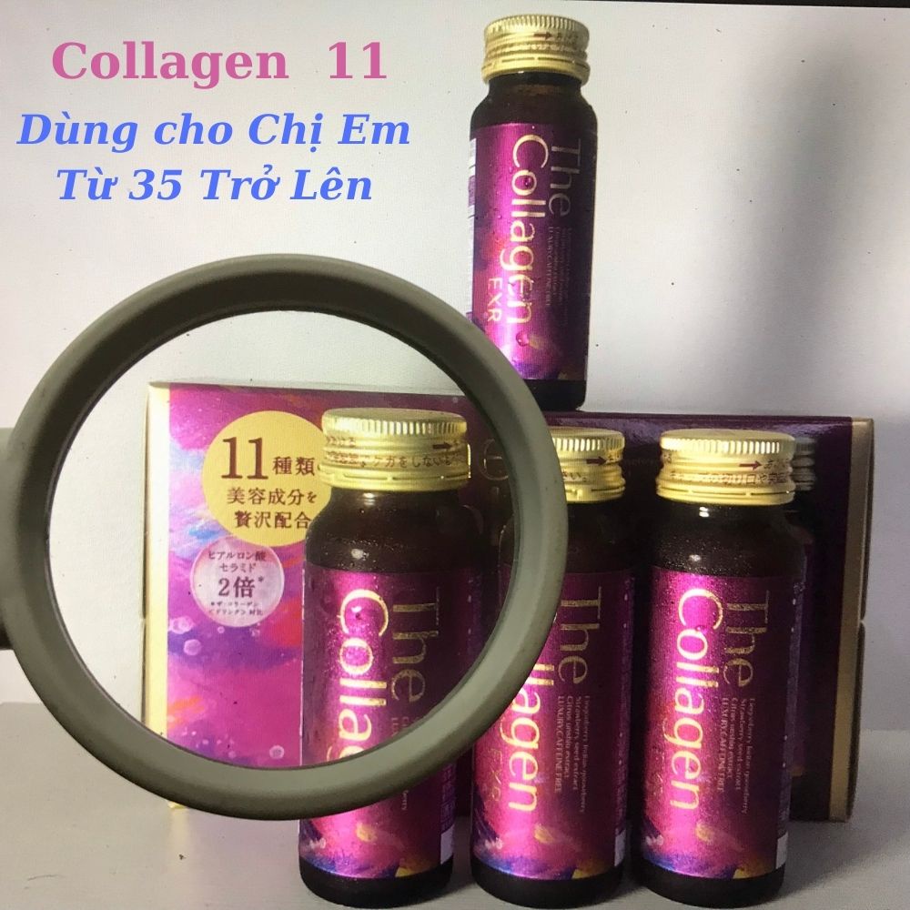 Collagen Shiseido Dạng Nước - Collagen Shiseido EXR 11. 50ml x 10 Chai.