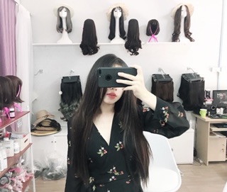 (Ảnh thật) Kẹp u tóc thẳng 60p