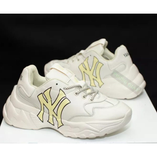 Giày MLB NY Vàng nam nữ , Giày MLB chữ Vàng Hot Chuẩn Full Box | BigBuy360 - bigbuy360.vn