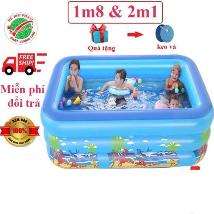 Bể Bơi Phao Lớn Nhỏ Đủ Cỡ 1M1 1M3 1M5 1M8 2M1 Cho Trẻ em Và Người Lớn (Hàng sẵn nowship nội thành HCM)