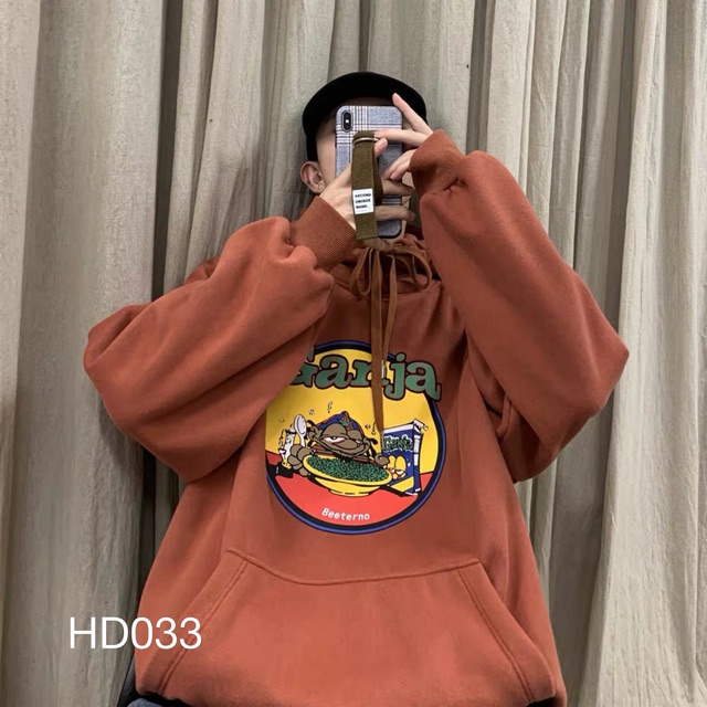 Áo hoodie nam nữ VN CLO in chữ gania - HD033