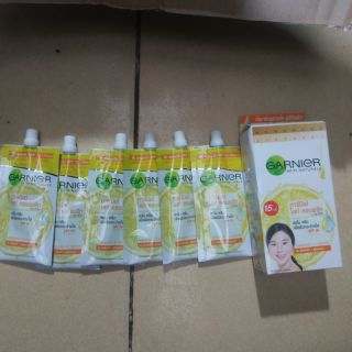 Kem ganier vàng hộp 6 gói