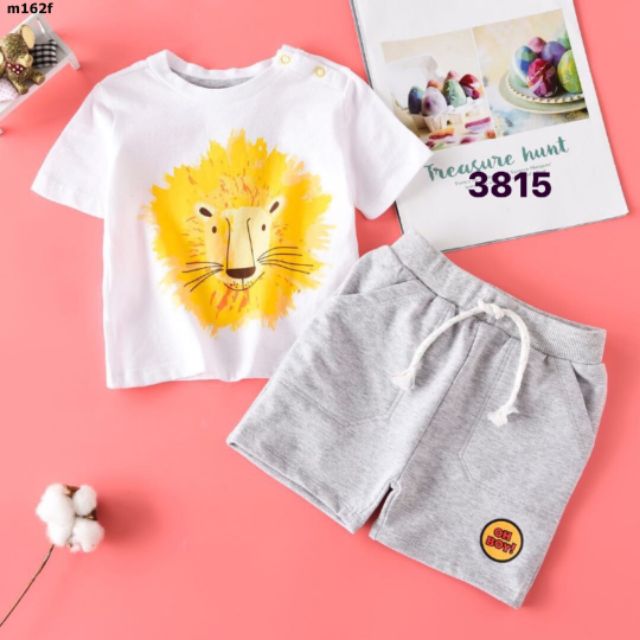 Bộ bé trai hổ vàng baby club