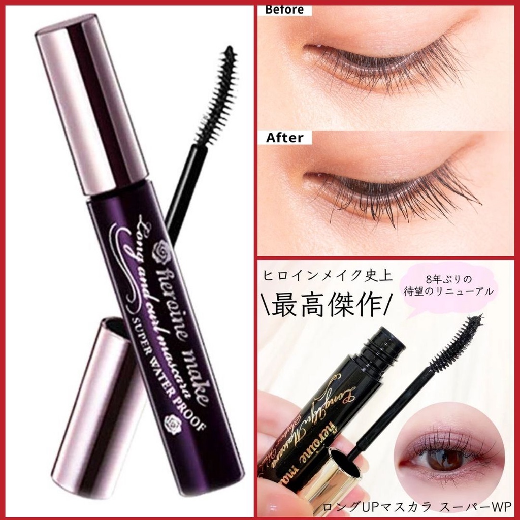 Mascara Kiss Me Kẻ Mắt Chuốt Mi Không Lem Lâu Trôi Giúp Mi Dài Và Dày Hơn