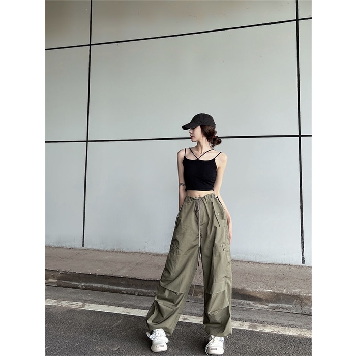 Quần Dài Phong Cách Hip Hop Mỹ Retro Hip Hop Đường Phố Bốn Mùa Mới Cho Nam Và Nữ Cl