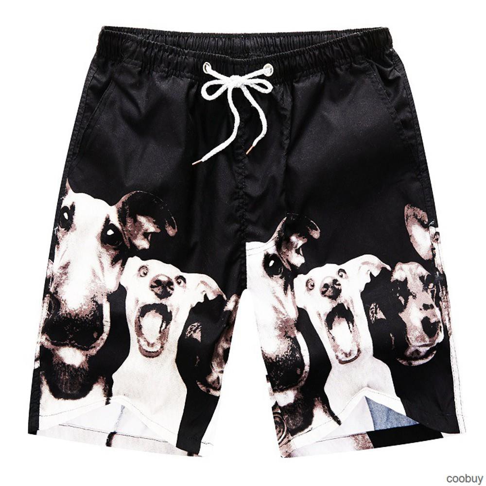 Quần short nam in họa tiết thời trang thể thao lỏng lẻo