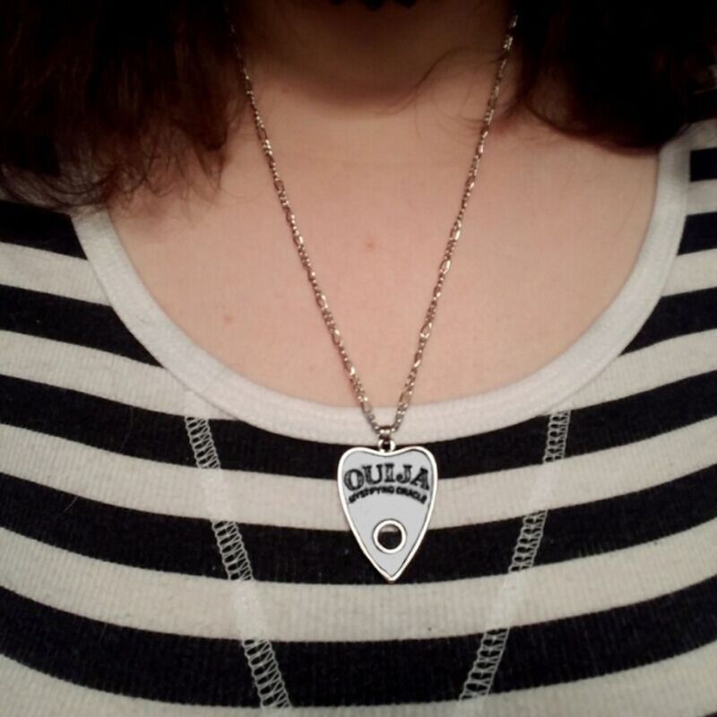 Vòng cổ Mặt Hình Phù Thủy Satanic Phong Cách Gothic Thời Trang Halloween