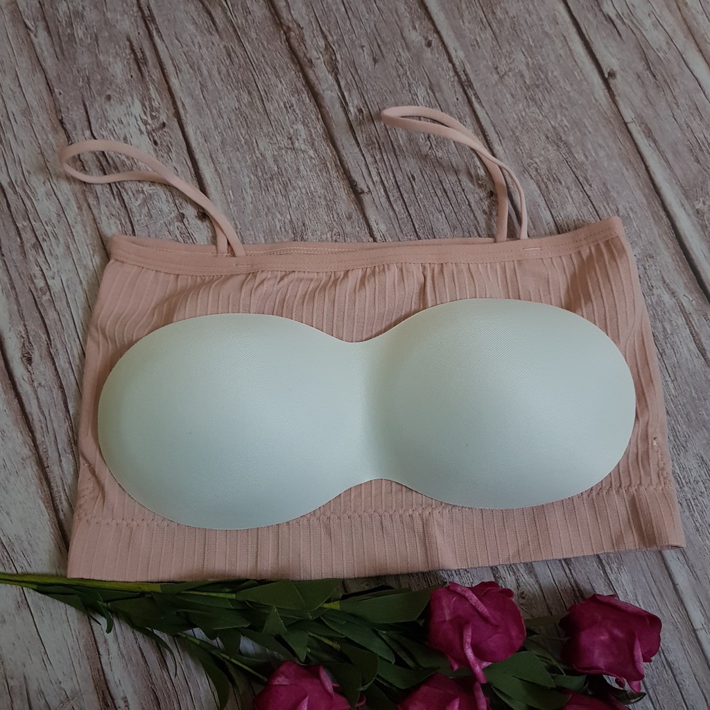 ÁO LÓT BRA 2 DÂY COTTON LEN TĂM