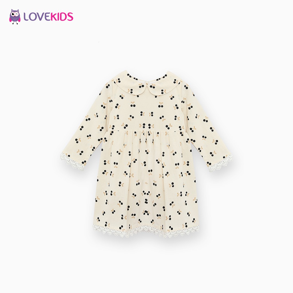 Váy tiểu thư vintage viền ren - Lovekids
