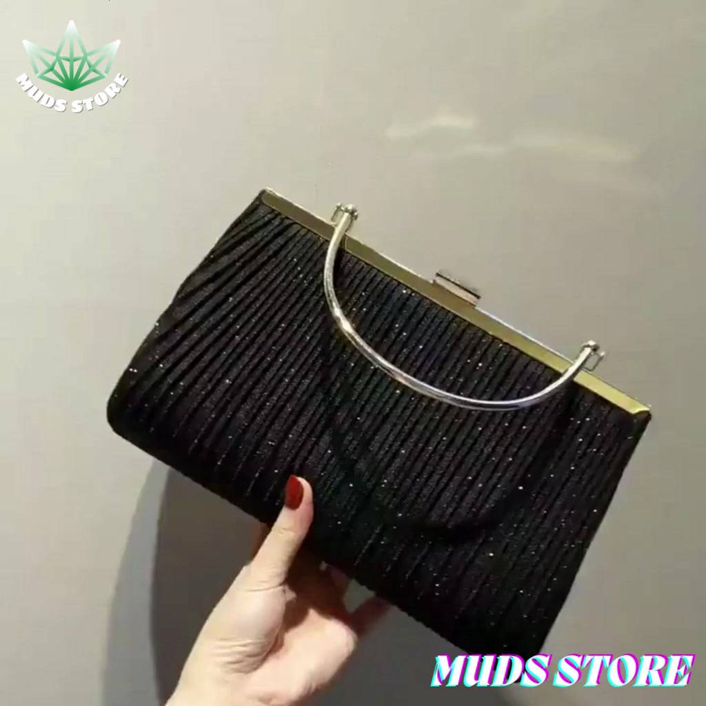 Túi Xách Nữ Cầm Tay Tiểu Thư Sang Chảnh Đi Dự Tiệc Cưới Kim Sa Đính Đá Lấp Lánh Đẹp | BigBuy360 - bigbuy360.vn