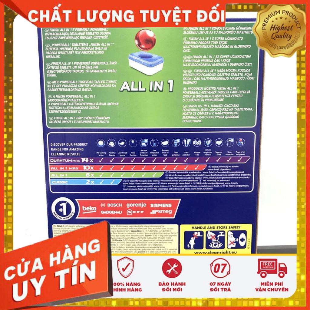 Viên rửa bát Finish All-In-1 52 viên/ hộp