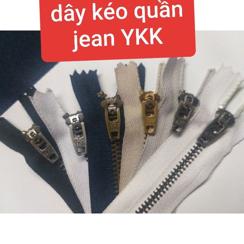 dây kéo jean YKk