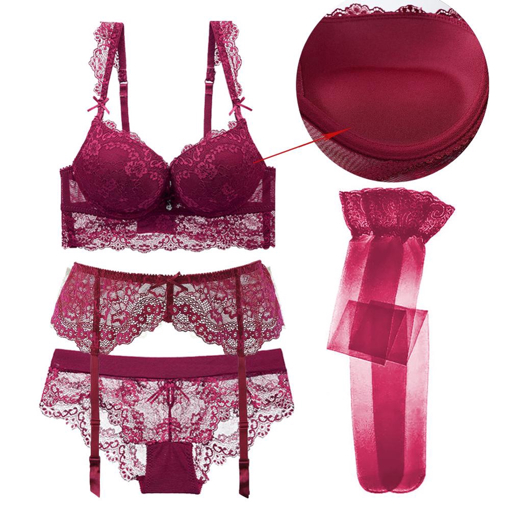 Set đồ lót nữ VARSBABY 4 món gợi cảm thời trang