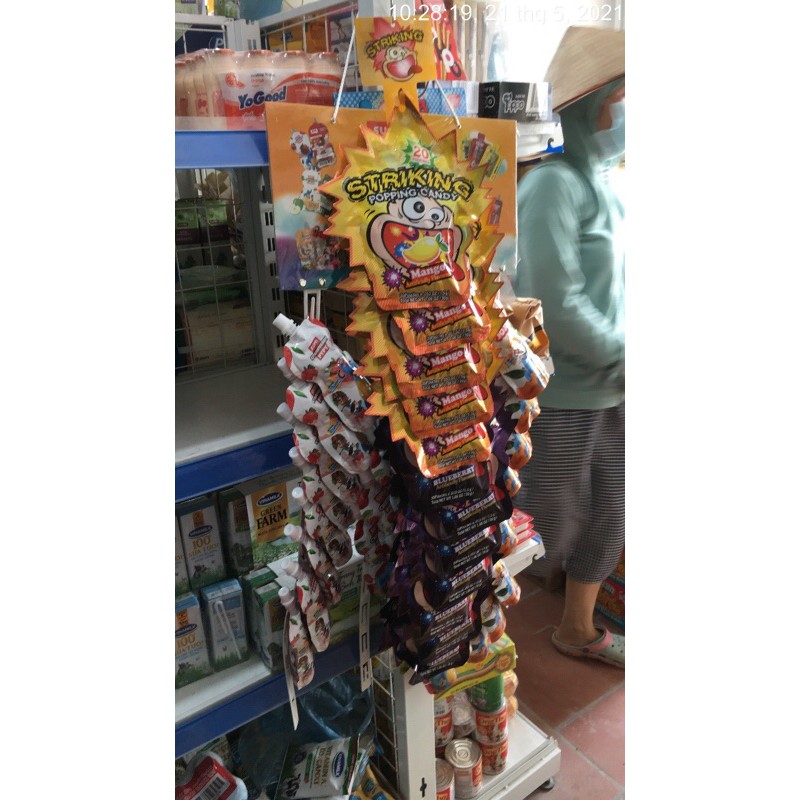 Kẹo Nổ Striking Popping Candy (20 Gói Nhỏ) – Hongkong – 30g