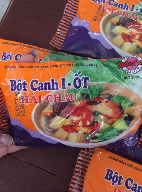 Bột Canh I-Ốt Hải Châu gói 190g Mới