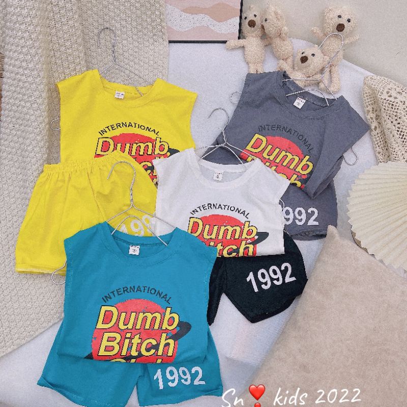 Bộ balo Dumps 1992 khỏe khoắn năng động cho bé