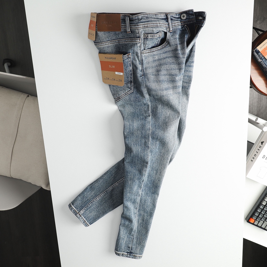 Quần Jean nam PB xanh khói  - 493