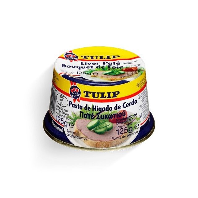 (3 loại) Pate heo Tulip các loại hộp 125gr